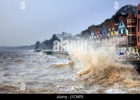 Penarth an der südlichen Küste von Wales Stockfoto