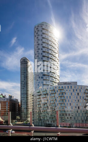 London, England - 25. März 2017: moderne Luxus-Appartements in London, England, UK Stockfoto