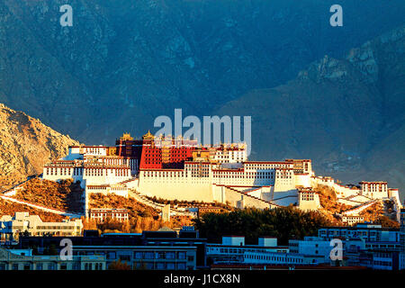 Potala-Palast in Tibet Stockfoto