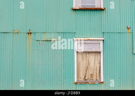 Verfallenes Haus in Siglufjoerdur, Island, Nordeuropa Stockfoto