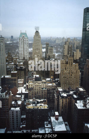 NEW YORK-Manhattan in Richtung Centralpark Empire State Stockfoto