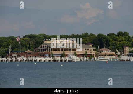 Party Insel Put-in Eriesee Ohio Stockfoto