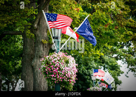 Party Insel Put-in Eriesee Ohio Stockfoto