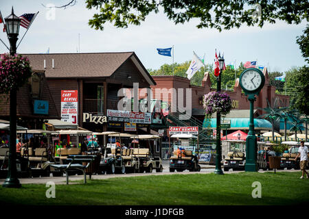 Party Insel Put-in Eriesee Ohio Stockfoto