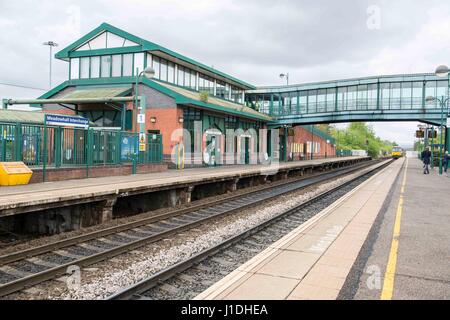 Meadowhall Interchange, Sheffield, wo ein 16 Jahres altes Mädchen getötet wurde, nachdem er von einem Zug geschlagen Stockfoto