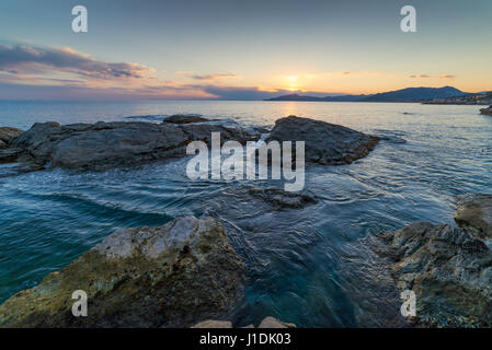 Ligurischen Meer, Cavi di Lavagna, Italien Stockfoto