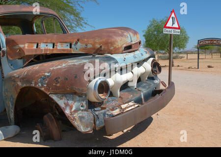 Solitare Café und Tankstelle Namibia Stockfoto