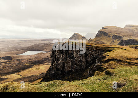 Quiraing Isle Of Skye Schottland Stockfoto