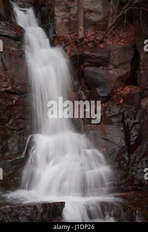 Buttermilk Falls, Lehigh Gorge, Rockport, Pennsylvania, USA Stockfoto