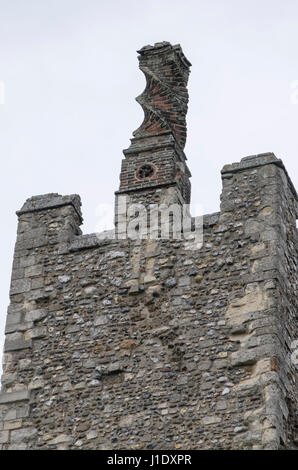 Framlingham Castle, Suffolk, englnd Stockfoto