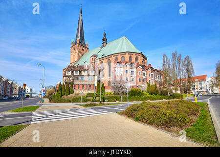 Kathedrale Basilica of St. James der Apostel in Stettin, Polen. Stockfoto