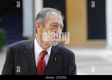 während Akt ' Äú 25 Aniversario De La Exposicion universal 'Äú EXPO' au Sevilla 1992 ' Äú in RealAlcazar in Sevilla auf Donnerstag, 20. April 2017 Stockfoto