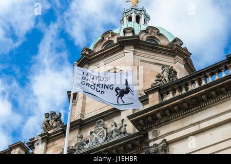 Die Lloyds Banking Group schottischen Stammsitz auf dem Hügel in Edinburgh Stockfoto