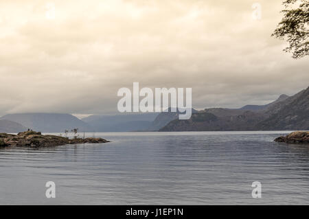 Lacar Sees in San Martin de Los Andes, Patagonien, Argentinien Stockfoto