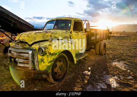 Vintage GMC Truck. Stockfoto