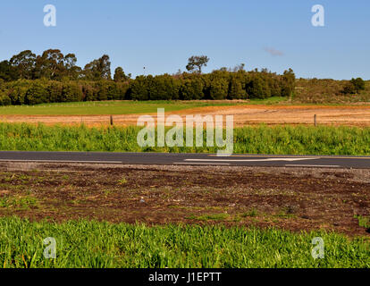 Bepflanzten Hof in Tandil, Buenos Aires, Argentinien Stockfoto