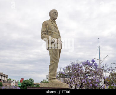 Benito Quinquela Martin Denkmal in La Boca Nachbarschaft Stockfoto