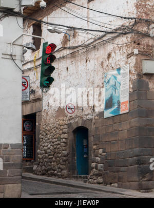 Straße in Cusco, Peru Stockfoto