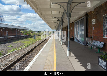 Bury St Edmunds Bahnhof in Suffolk, UK Stockfoto