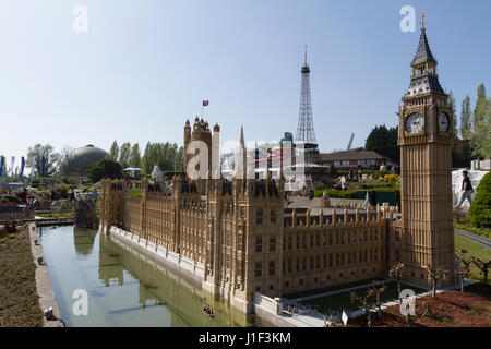 Mini-Europapark in Brüssel Stockfoto