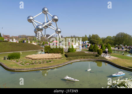 Mini-Europapark in Brüssel Stockfoto