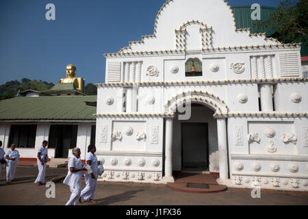 goldenen Tempel Dambulla Norden Zentralprovinz SriLanka Stockfoto