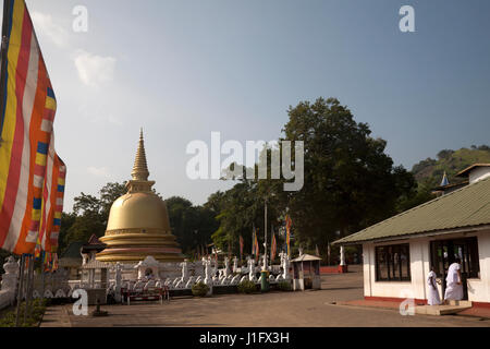 goldenen Tempel Dambulla Norden Zentralprovinz SriLanka Stockfoto