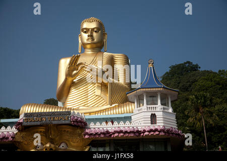 goldenen Tempel Dambulla Norden Zentralprovinz SriLanka Stockfoto