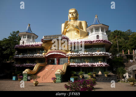 goldenen Tempel Dambulla Norden Zentralprovinz SriLanka Stockfoto