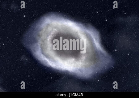 Galaxy mit Sternen im Raum Stockfoto