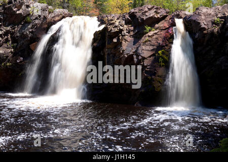 Kleine Wasserfälle von Manitou Stockfoto