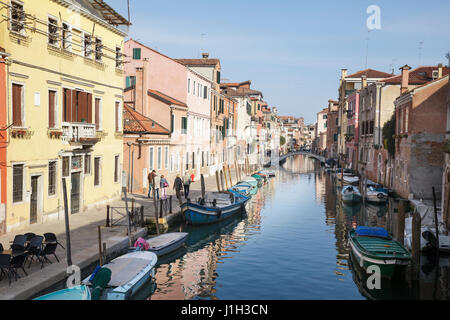 Fondamenta De La Sensa, Cannaregio, Venedig, Veneto, Italien Stockfoto