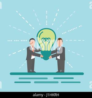 Idee. Konzept-Geschäft-Abbildung. Stock Vektor