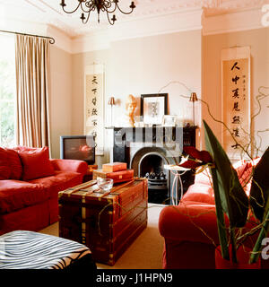 Wohnzimmer im orientalischen Stil. Stockfoto
