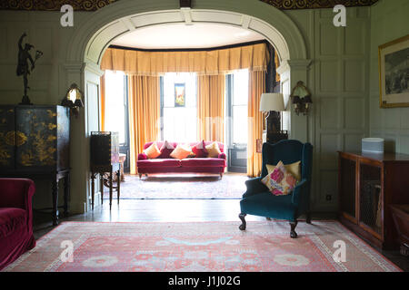 Elmore Gericht Herrenhaus in Gloucestershire, im Besitz von Anselm Deckmantel nach erben die 750 Jahre alte Eigenschaft von seinem Onkel im Jahr 2007. Stockfoto