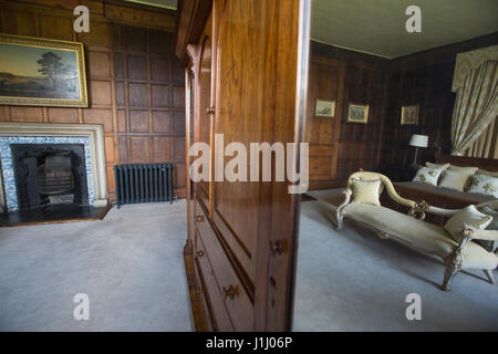 Elmore Gericht Herrenhaus in Gloucestershire, im Besitz von Anselm Deckmantel nach erben die 750 Jahre alte Eigenschaft von seinem Onkel im Jahr 2007. Stockfoto