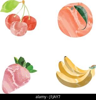 Satz von Obst Stock Vektor