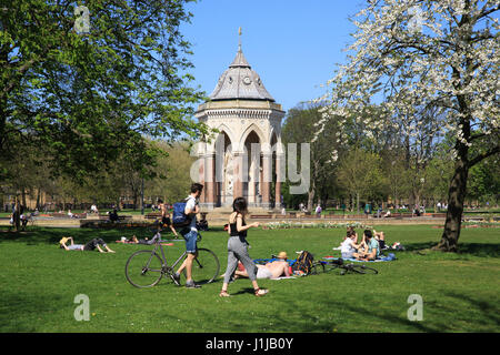 Burdett-Coutts Trinkbrunnen, Victoria Park Grove Road, London E3 Stockfoto