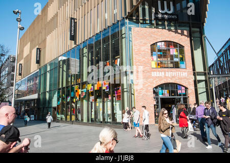 Liverpool One, Einkaufen, Einkaufszentrum, Zentrum, Fußgängerzone, Liverpool, Merseyside, England, UNESCO, Weltkulturerbe-Stadt, Stadt, Nord, Nord, England, Englisch, UK., Großbritannien, GB, Stockfoto