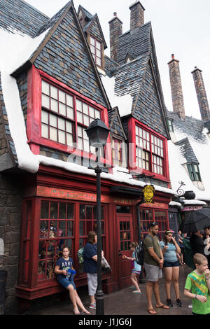 Die Zauberwelt von Harry Potter im Universal Orlando Resort, Orlando, Florida, USA Stockfoto