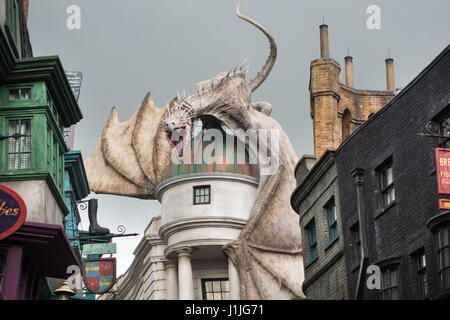 Die Zauberwelt von Harry Potter im Universal Orlando Resort, Orlando, Florida, USA Stockfoto