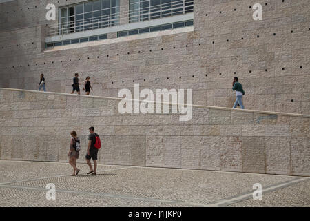 Exterieur des Museu Coleccao Berardo in Lissabon, Portugal. Stockfoto