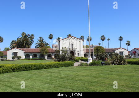 Marin Museum of Contemporary Art, ehemaliges Hauptquartier auf der Hamilton Bereich Air Force Base in Novato, Kalifornien Stockfoto