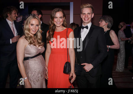 Westminster, UK. 20. April 2017. Hunderten besucht jährlich nationale UK Blog Awards im Park Plaza Westminster Bridge, London. Siehe Li Stockfoto