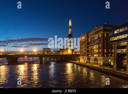 Dawn kommt in London, UK Stockfoto