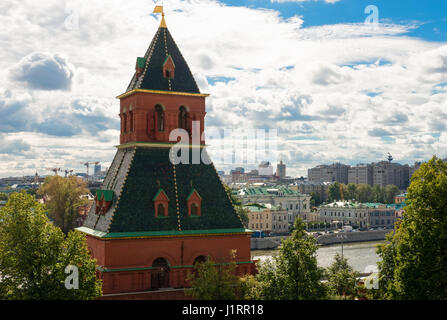 Blick auf die Böschung Sofia und der britischen Botschaft aus dem Gebiet der Moskauer Kreml Stockfoto