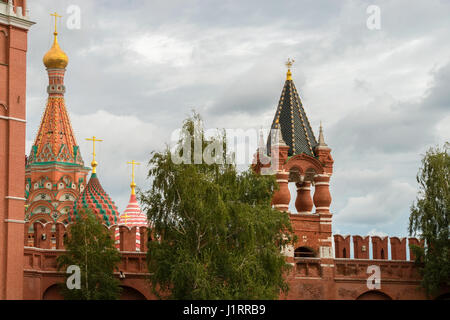 Tsarskaya Türme des Moskauer Kremls Stockfoto