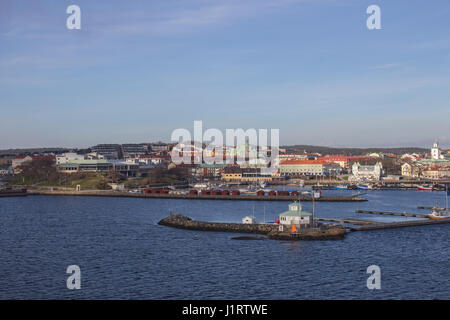 Die Stadt Stromstad in Vastra Gotaland Grafschaft in Westschweden. Stockfoto