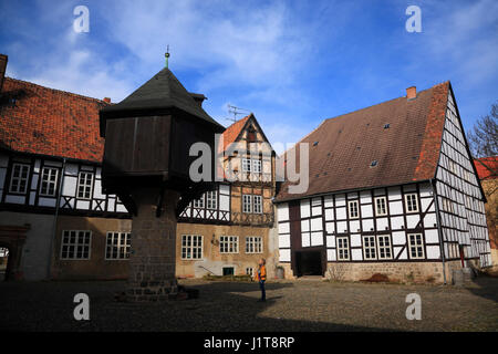 Adelshof, Quedlinburg, Sachsen-Anhalt, Deutschland, Europa Stockfoto