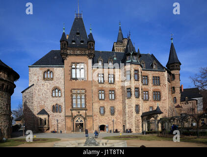 Schloss, Wernigerode, Sachsen-Anhalt, Deutschland, Europa Stockfoto